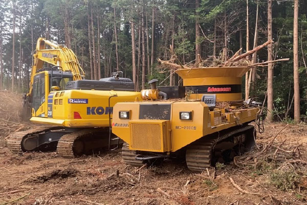 株式会社KAWAKOUの伐採工事