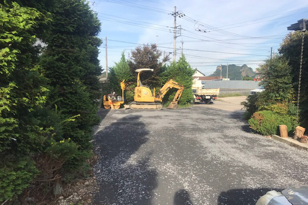 株式会社KAWAKOUの整地施工